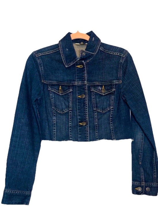Eddie Bauer Jackets & Blazers - Vintage Y2K Eddie Bauer Cropped Denim Jean Jacket Womens XS